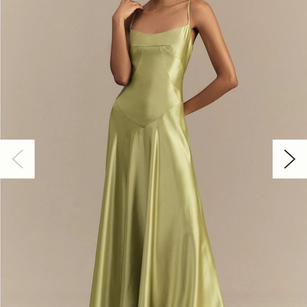 Mare Mare Emmy Satin Corset Maxi Dress